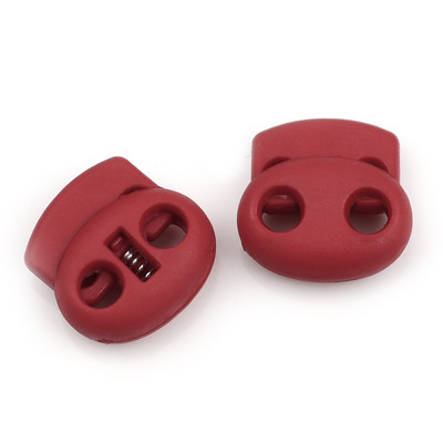 Farebné 2cm klipy na fazuľu, plastové paracordové šnúrky, zámok na šnúrky, spony na šnúrky, časť na šnúrku na krk, športové oblečenie, 10 ks