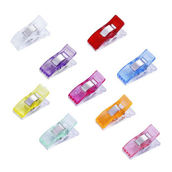 20 ΤΕΜ 33 ΜΜ πολύχρωμα πλαστικά κλιπ υφασμάτινα σφιγκτήρες συνονθύλευμα Εργαλεία ραπτικής θήκης εργασίας Αξεσουάρ ραπτικής θήκης