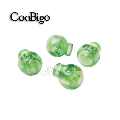 50 τμχ. Πώμα κλειδαριάς με κορδόνι μπάλας, άκρες, κλιπ εναλλαγής για κορδόνια παπουτσιών Τσάντα πλάτης Μέρη κορδονιών πολύχρωμο διαφανές καθαρό παγετό