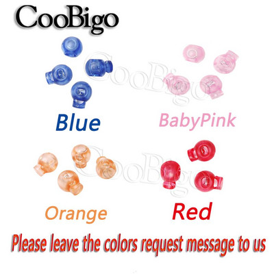 50 τμχ. Πώμα κλειδαριάς με κορδόνι μπάλας, άκρες, κλιπ εναλλαγής για κορδόνια παπουτσιών Τσάντα πλάτης Μέρη κορδονιών πολύχρωμο διαφανές καθαρό παγετό