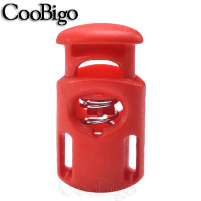 Opritor de blocare a cablului Clip de comutare Paracord șiretul pantofi frânghie bandă elastică șnur șnur pentru îmbrăcăminte rucsac Accesorii bricolaj colorat 20 buc