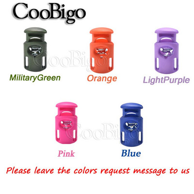 Opritor de blocare a cablului Clip de comutare Paracord șiretul pantofi frânghie bandă elastică șnur șnur pentru îmbrăcăminte rucsac Accesorii bricolaj colorat 20 buc