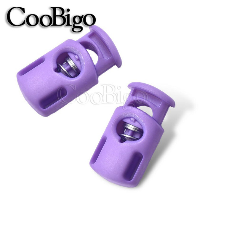 Opritor de blocare a cablului Clip de comutare Paracord șiretul pantofi frânghie bandă elastică șnur șnur pentru îmbrăcăminte rucsac Accesorii bricolaj colorat 20 buc