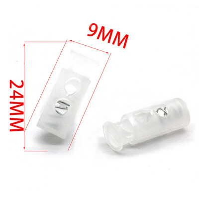 10 komada šarene plastike s 2 rupe, kopča za zaustavljanje, brava za kabel, opružni graničnik za sportsku odjeću, cipele, uže, DIY kabel, dodaci za odjeću