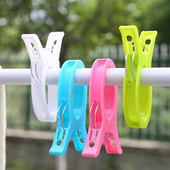 4 бр. Щипки за плажни кърпи Пластмасови щипки за дрехи Щипки за юргани за пране Шезлонг Шезлонг Домашна организация на банята