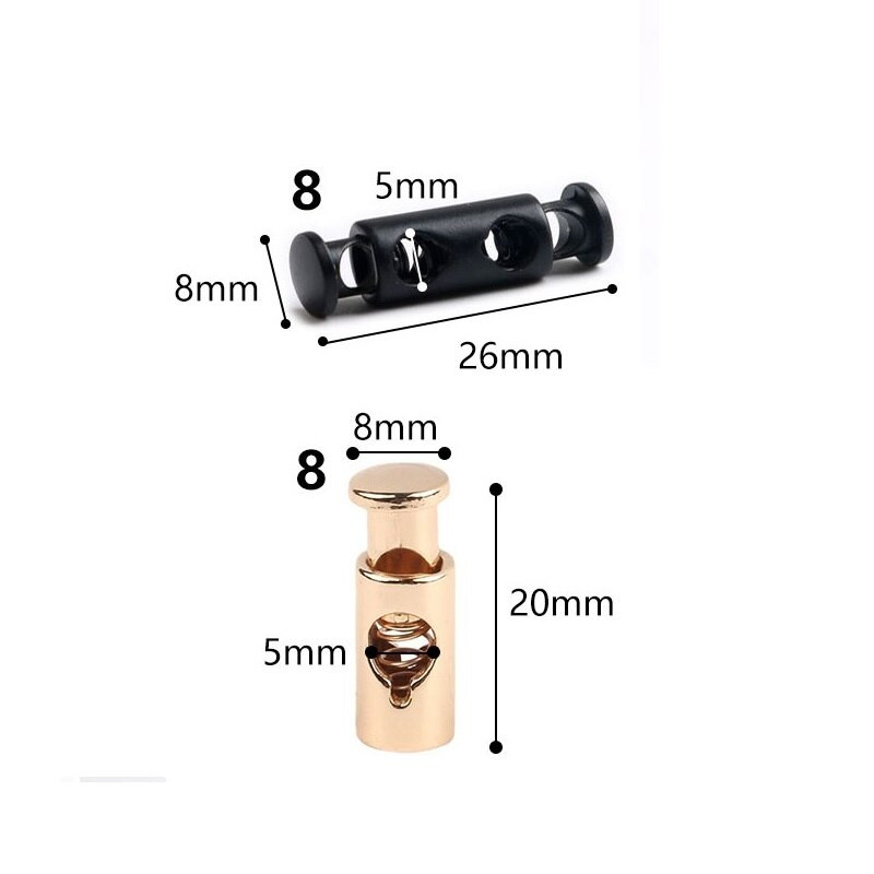 10 buc. tub reglabil presare blocare snap opritor frânghie capete capac șnur comutatoare clemă haine accesorii șireturi pantofi