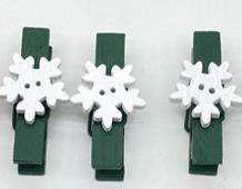 50/100 buc. Agrafe din lemn de Crăciun, fulg de zăpadă, brad de Crăciun, căprioară, cleme de lemn, accesorii pentru brad de Crăciun, accesorii pentru petreceri