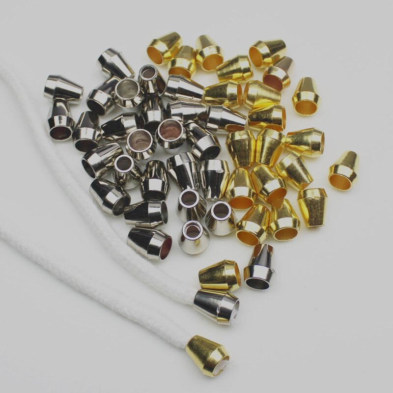 20 komada 13 mm zlatni/srebrni završeci užeta, zvonasta brava, plastična kopča, paracord, torba za odjeću, sportska odjeća, vezice za cipele, dijelovi užeta DIY