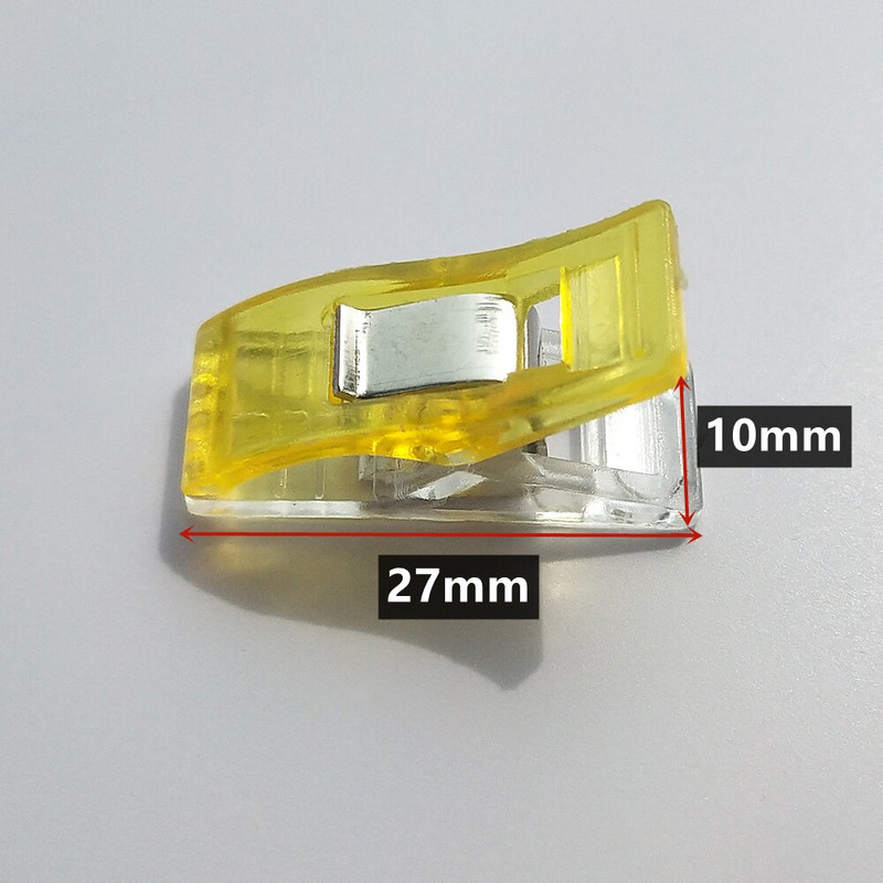 20 ks plastových šijacích sponiek, náhodné miešanie farieb, svorky na látky, remeselné spony, držiak sponiek na prešívanie, držiak sponiek na oblečenie, DIY šijacie príslušenstvo