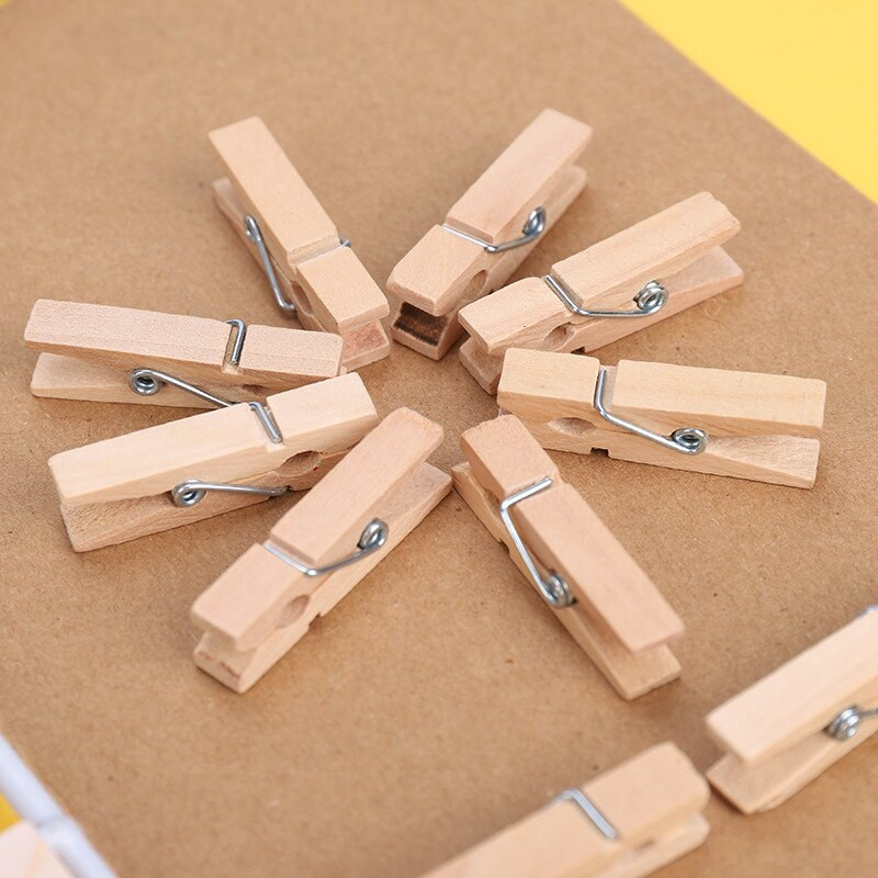 30 ks farebných drevených štipcov na bielizeň, štipce na bielizeň na sponky, obrázky, dekoratívne malé farebné drevené dekorácie, štipce na bielizeň