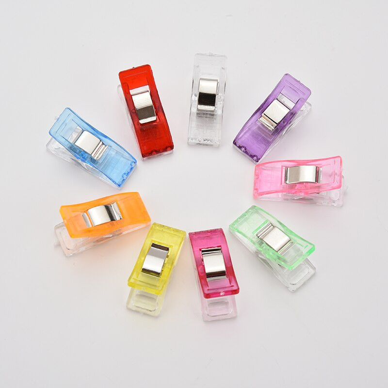 20 ks viacfarebných patchworkových šijacích nástrojov na lemovanie, príslušenstvo na prešívanie, plastové klipy, DIY remeslá, príslušenstvo, Pince Coutur