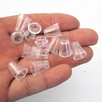 50Set 14mm šarena plastična glava od užeta Blokator zvona s poklopcima Kuka Kopča Petlja Torba za odjeću za preživljavanje Sportska vezica Dio vezice