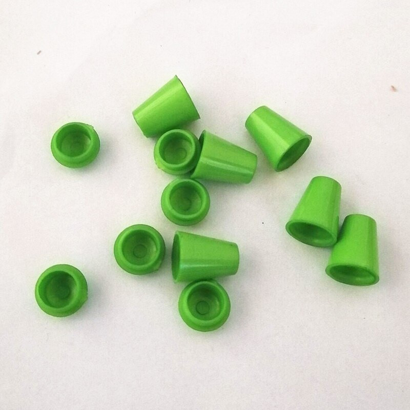 50Set 14mm šarena plastična glava od užeta Blokator zvona s poklopcima Kuka Kopča Petlja Torba za odjeću za preživljavanje Sportska vezica Dio vezice