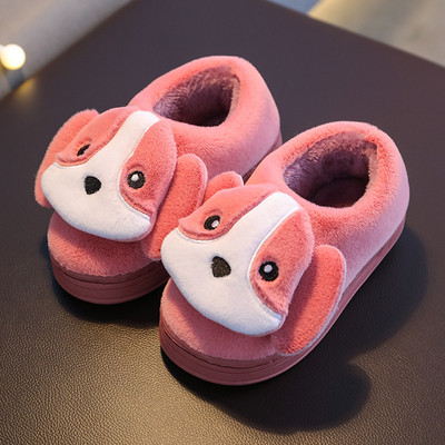 Papuci de casă pentru copii cu element 3D pentru fete și băieți