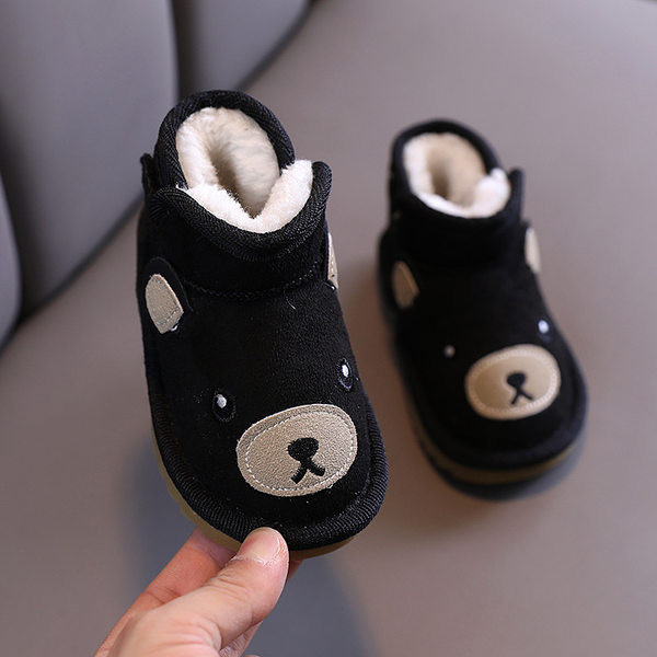 Papuci de casă pentru copii cu element 3D pentru fete și băieți