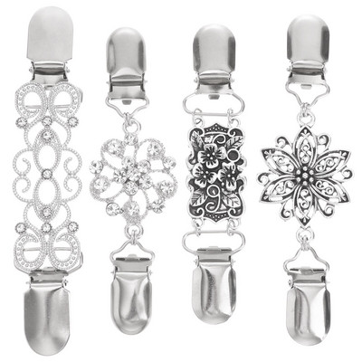 Κλιπ πουλόβερ Κλιπ Ζακέτα με αλυσίδα Φόρεμα σάλι Γυναικείο γιακά καρφίτσα καρφίτσα Forcinch πουκάμισο Κασκόλ Vintage ρούχα Φορέματα Ρετρό Ρούχα