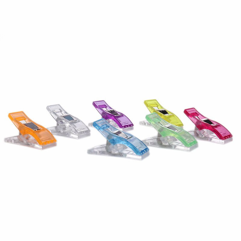 50/100 ks šijacích sponiek, plastových sponiek na prešívanie, remeselné práce, háčkovanie, pletenie, bezpečnostných sponiek, rôznych farieb, sponiek na viazanie, papiera