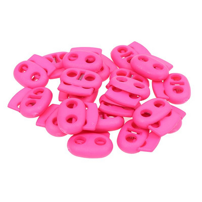 20 бр./лот Цветна щипка за превключване на зърна 5 мм дупка Пластмасова запушалка Заключване на шнур Облекло Връзки за обувки Аксесоари за спортно облекло