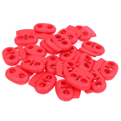20 бр./лот Цветна щипка за превключване на зърна 5 мм дупка Пластмасова запушалка Заключване на шнур Облекло Връзки за обувки Аксесоари за спортно облекло