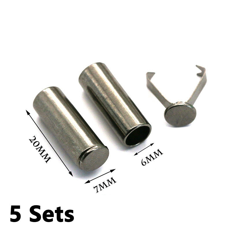 5 kompleta Čep od legure s poklopcem Poklopac Konop Konopci Završni čep Odjeća Sportska odjeća Uže Odvojivi čep Dodaci za šivanje