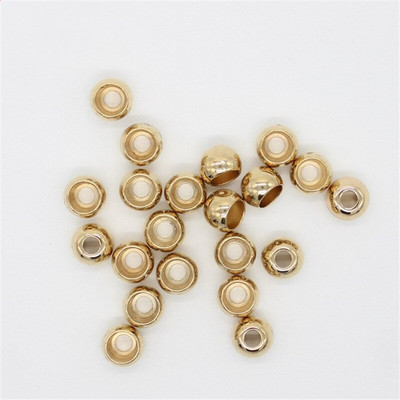 DoreenBeads, 3 culori, metal, aliaj de zinc, rotund, placare, capac de capăt, pentru confecții de bijuterii, îmbrăcăminte sportivă, pălării, pungi 20 buc.