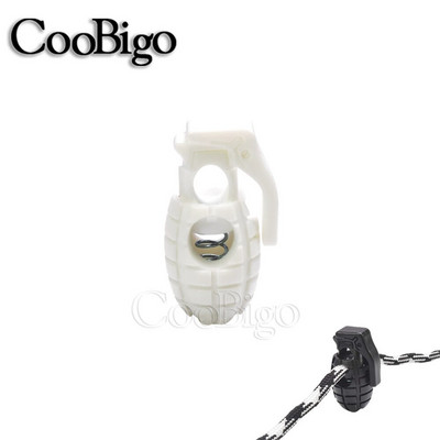 10 τεμ. Χειροβομβίδα με ελατήριο Κορδόνι Πώμα σχοινί κούμπωμα Κλιπ πόρπη Κλιπ ρούχου Κορδόνι παπουτσιού Τσάντα κορδόνι DIY Αξεσουάρ Πολύχρωμα