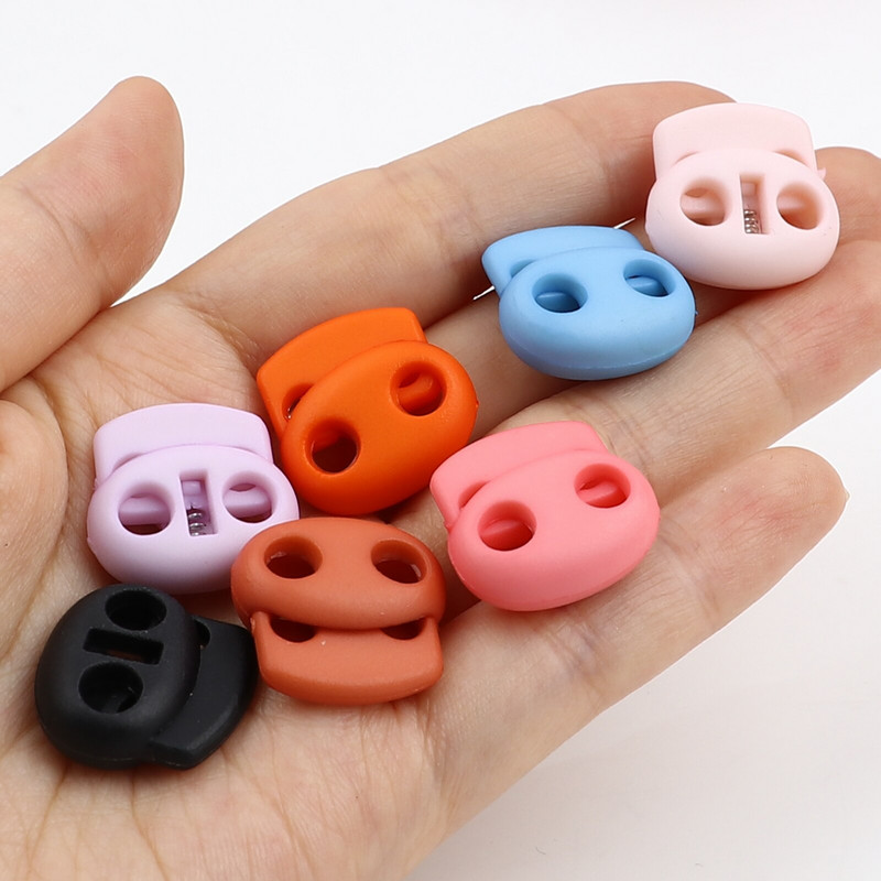 10 tk värviline oa lülitusklamber 2 cm plastikust paracordi juhtmeluku klamber kingapael nöör pandlad nöörid paela osa spordirõivad