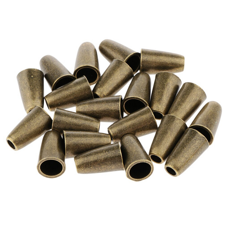 20 tk kella metallist nööri trossi lukud kinnitusdetailide otste kork kaelapaela seljakoti jaoks