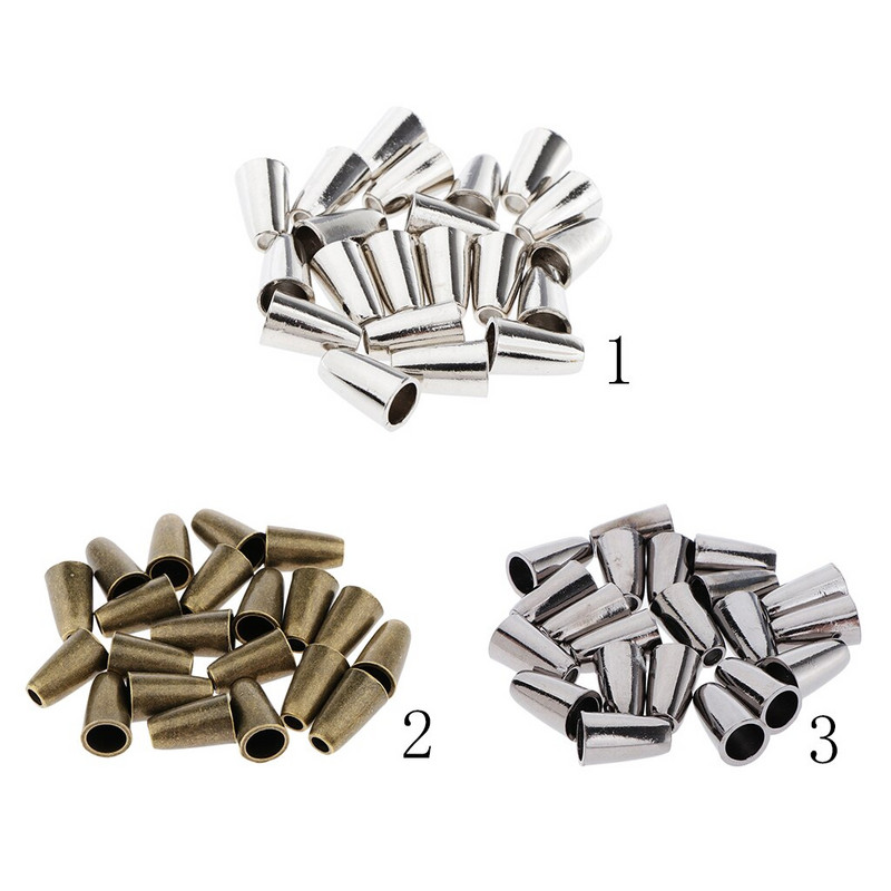 20 tk kella metallist nööri trossi lukud kinnitusdetailide otste kork kaelapaela seljakoti jaoks