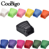 20tk Värviline tõmblukk Tõmmake Juht Lukk Otsad Kork Paracord Tross Riietus Seljakott Kinnitus Ots Klambrikott DIY Aksessuaarid Plastik