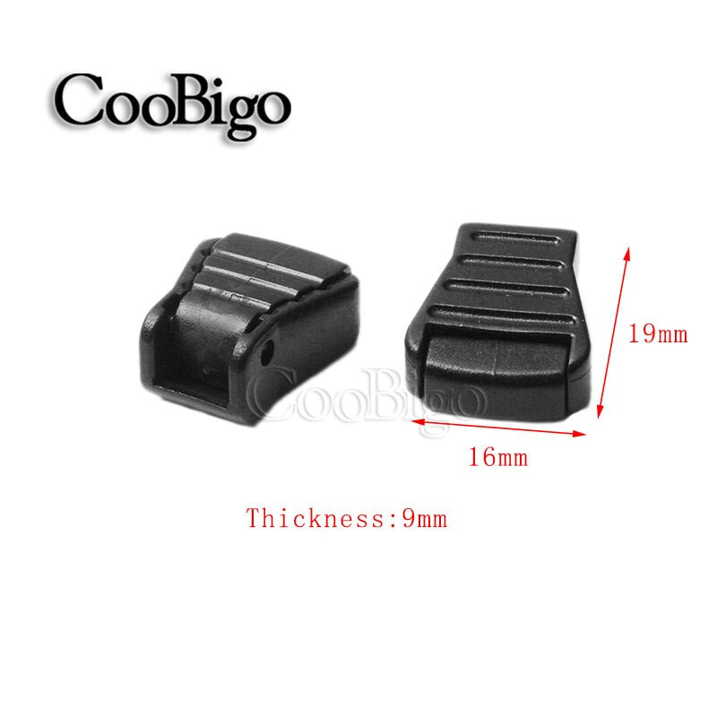 20tk Värviline tõmblukk Tõmmake Juht Lukk Otsad Kork Paracord Tross Riietus Seljakott Kinnitus Ots Klambrikott DIY Aksessuaarid Plastik