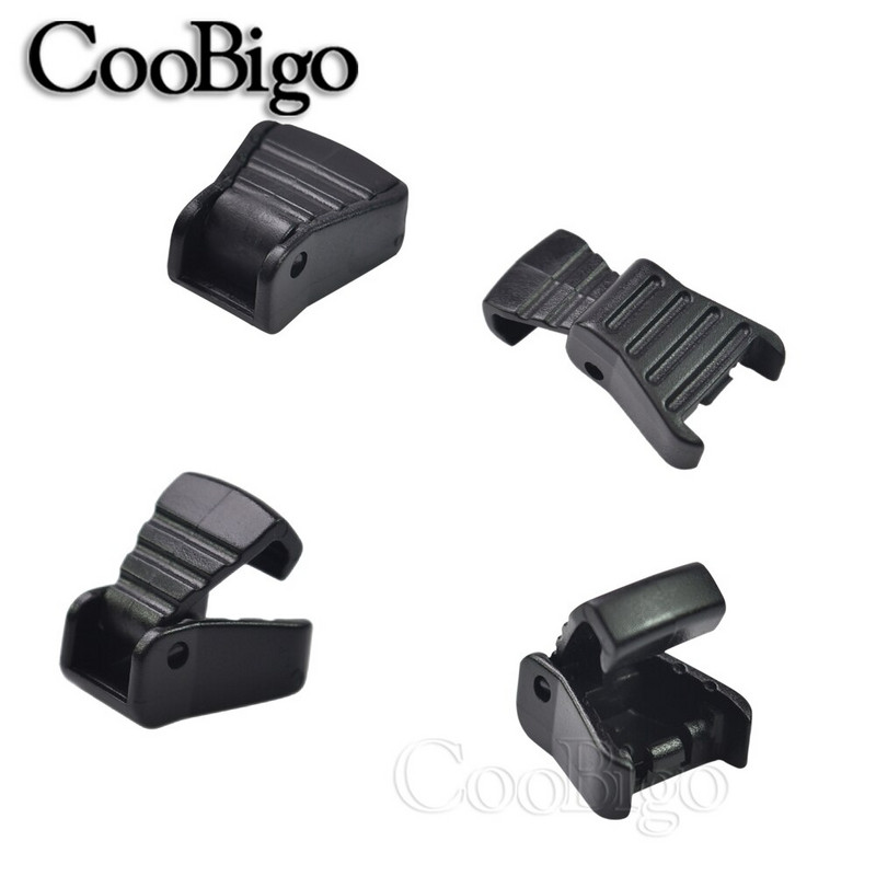 20tk Värviline tõmblukk Tõmmake Juht Lukk Otsad Kork Paracord Tross Riietus Seljakott Kinnitus Ots Klambrikott DIY Aksessuaarid Plastik