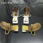 Õmblusklambrid Metallist Suspender Rõivaklambrid lutiklambrid metallist multifunktsionaalne kasutus merceria U kuju 39*25mm 30 tk/partii