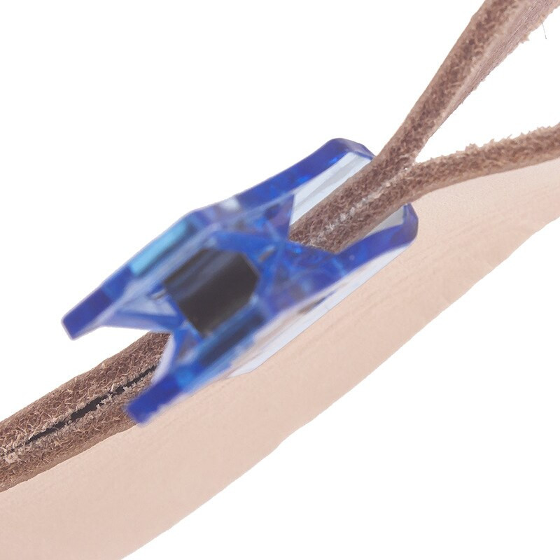 Odolná 10 ks/sada viacfarebných miešacích priehľadných kožených silných sponiek na odev, spona na kožené viazanie, upevňovacia spona na šitie odevov