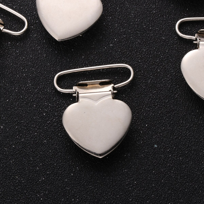 Klambrid Suspender luti hoidik Klamber Südame valmistamine Aksessuaarid Asendus isetehtud traksid mänguasjakonksud rinnahoidja klambrid mittenmetal sukapael