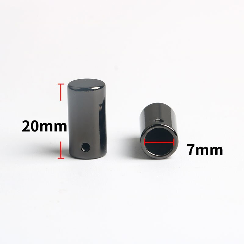 Partea plată 7mm Cilindru înșurubat Opritor snur Capete frânghie Capac Snur Comută Clip pentru îmbrăcăminte Accesorii șireturi