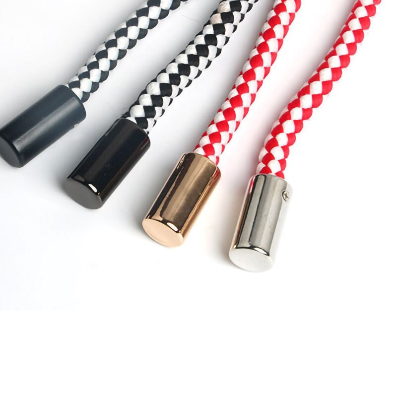 Partea plată 7mm Cilindru înșurubat Opritor snur Capete frânghie Capac Snur Comută Clip pentru îmbrăcăminte Accesorii șireturi