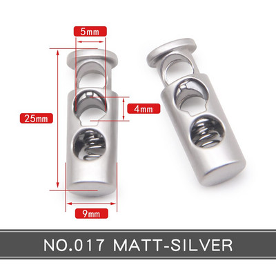 Nou 10 buc Vintage argintiu Gunmetal Gold Snur de blocare Toggle Oprior de metal DIY Îmbrăcăminte Cusut Accesorii de îmbrăcăminte Opritor de clemă