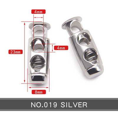 Nou 10 buc Vintage argintiu Gunmetal Gold Snur de blocare Toggle Oprior de metal DIY Îmbrăcăminte Cusut Accesorii de îmbrăcăminte Opritor de clemă