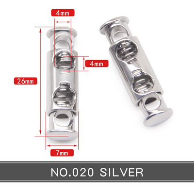 Nou 10 buc Vintage argintiu Gunmetal Gold Snur de blocare Toggle Oprior de metal DIY Îmbrăcăminte Cusut Accesorii de îmbrăcăminte Opritor de clemă