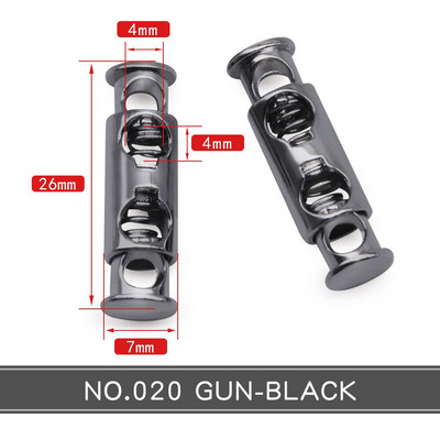 Nou 10 buc Vintage argintiu Gunmetal Gold Snur de blocare Toggle Oprior de metal DIY Îmbrăcăminte Cusut Accesorii de îmbrăcăminte Opritor de clemă