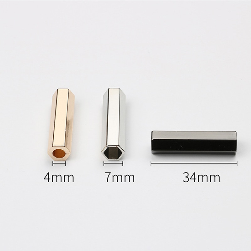 34 mm vysoká dlhá šesťuholníková trubicová zátka, konce lana, veko, sťahovacia šnúrka, prepínacia spona na oblečenie, odevy, šnúrky do topánok, príslušenstvo