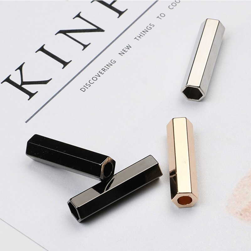 34 mm vysoká dlhá šesťuholníková trubicová zátka, konce lana, veko, sťahovacia šnúrka, prepínacia spona na oblečenie, odevy, šnúrky do topánok, príslušenstvo