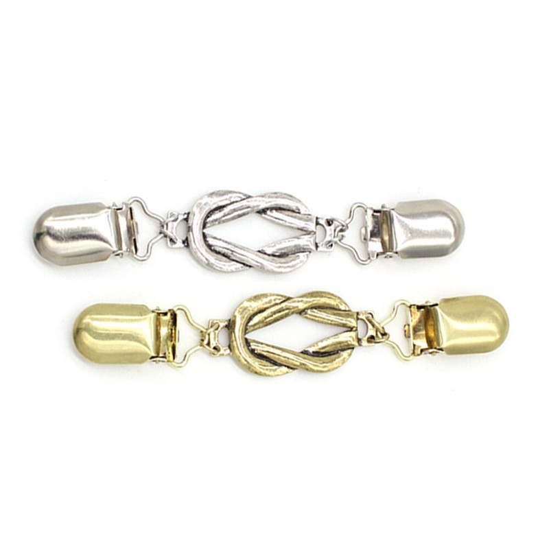 Broșe retro, din aliaj de zinc, pentru îmbrăcăminte, clemă de guler de utilizare ușoară, antirugină, reutilizabilă, cadou ocazional, închizătoare de eșarfă durabilă.