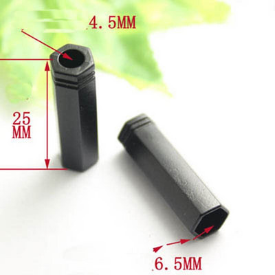 20PCS Черно метално въже за носене Катарама за регулиране Направи си сам Стопер Шнур Заключване Бутон Чанта Панталони Ръчно шиене Аксесоари за дрехи