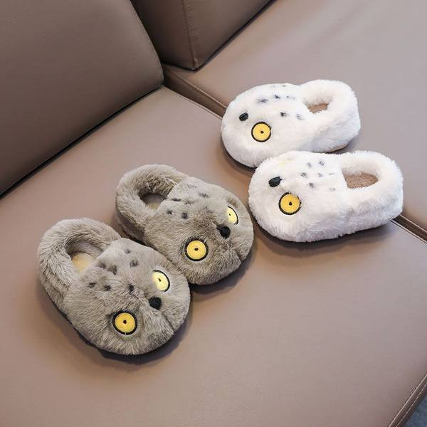 Detské plyšové papučky - v troch farbách