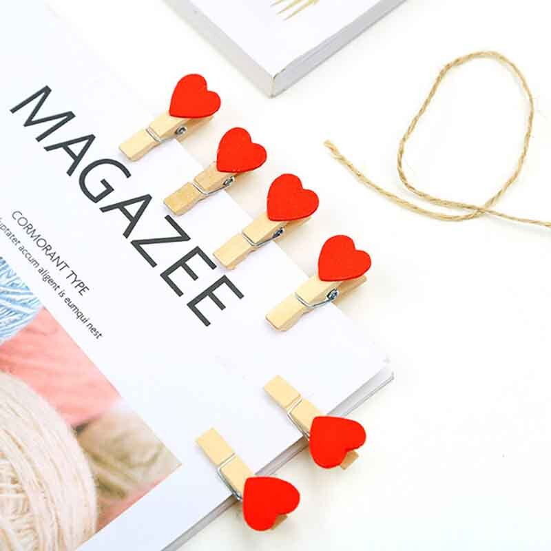 50 бр./лот Мини щипки за дърво 3,5*0,7 см Love Spring цветни щипки за дърво за DTY Щипка за дрехи Craft Decor snack Clip Photo Clips Колчета