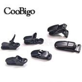 50 tk Plastikust telgiklamber Markiis Tuul Tross Klamber Haagissuvila Matkamine Kämping Present pingutage õues ellujäämise tarvikud Must