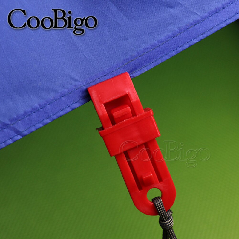 20kom tende za šator Stezaljka za povlačenje Nadstrešnice Kopča za kopču Otporan na vjetar Putovanja Kampiranje Stezaljka za ceradu Vanjski karavan Komplet platna Dodaci