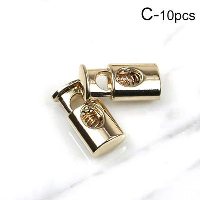 10 buc. Butoi cilindru cablu de blocare metal cu o singură gaură dispozitiv de fixare opritor cu arc Comută de tragere snur comutator accesorii opritor